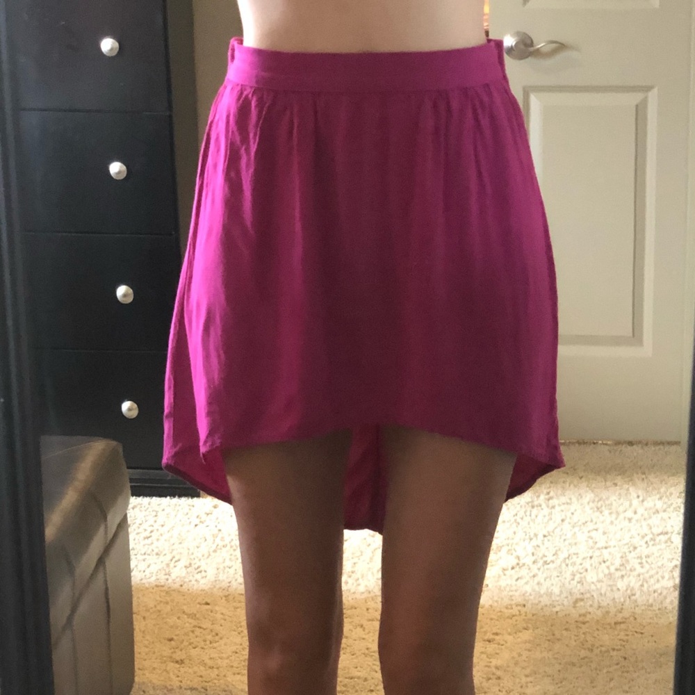 High low skirt